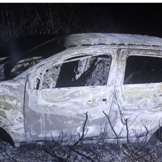 Homem encontrado morto e carro incendiado em matagal em &Aacute;gua Fria
