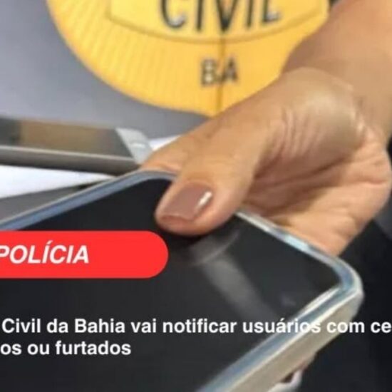 PC enviar&aacute; notifica&ccedil;&otilde;es via aplicativo para pessoas que est&atilde;o em posse de celulares com registro de roubo