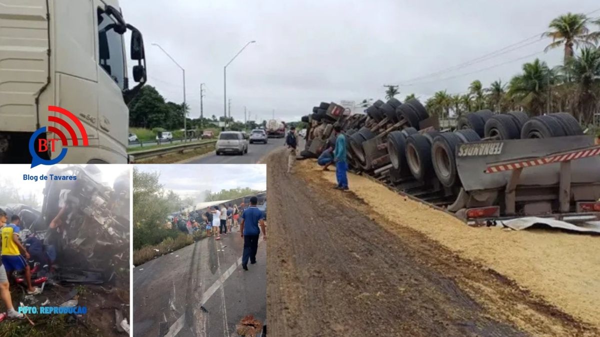 Motorista de caminhão que causou acidente com 16 mortes na BR-116 é preso por homicídio doloso 