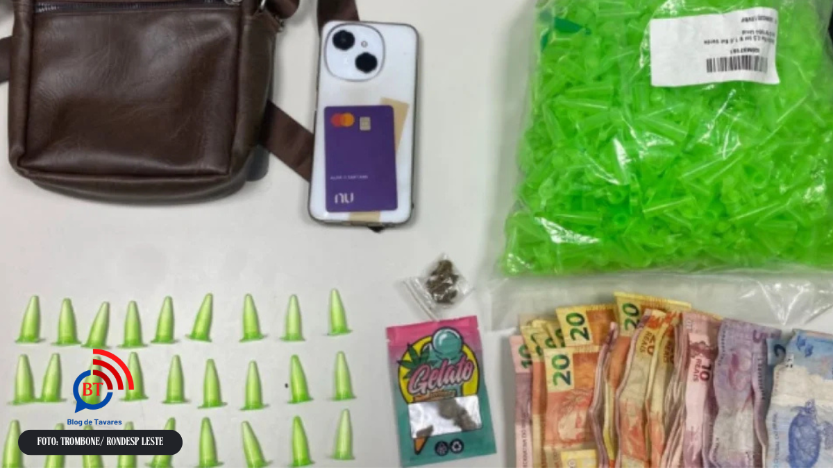 Mulher é presa com drogas no bairro Rua Nova