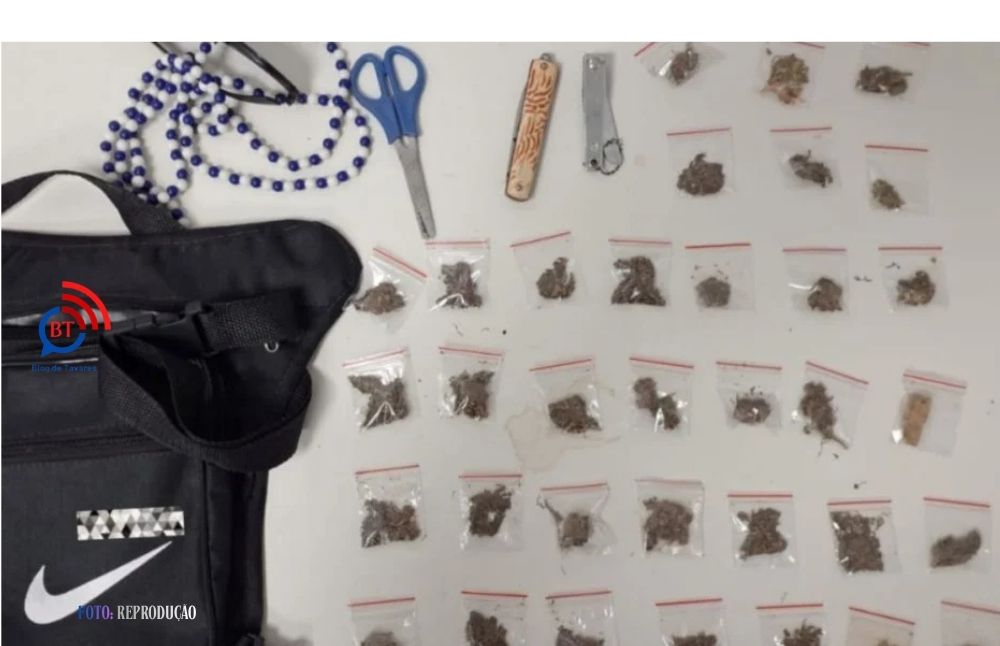 Homem é preso por tráfico em posse de porções de maconha