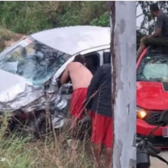 &nbsp;Colis&atilde;o na BR-116 deixa tr&acirc;nsito lento nas proximidades do Parque de Vaquejada em Serrinha