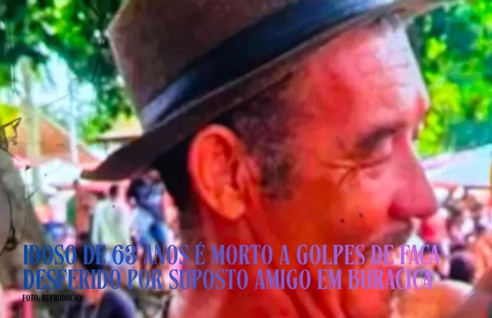Idoso de 63 anos é morto a golpes de faca desferido por suposto amigo em Buracica