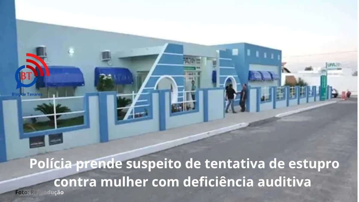 Pol&iacute;cia prende suspeito de tentativa de estupro contra mulher com defici&ecirc;ncia auditiva