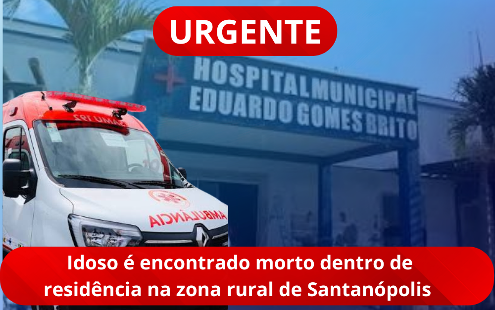 Idoso é encontrado morto dentro de residência na zona rural de Santanópolis