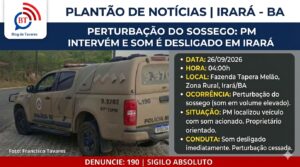 Polícia Militar mobiliza guarnição após denúncia de desentendimento familiar em Água Fria 