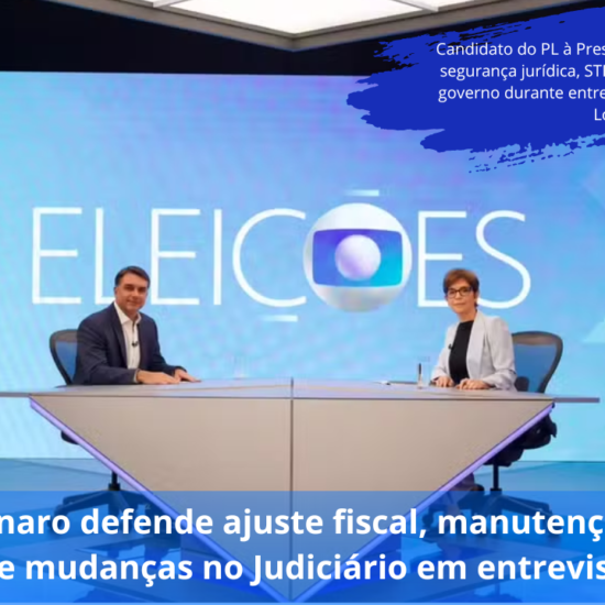 Flávio Bolsonaro defende ajuste fiscal, manutenção do fim da escala 6x1 e mudanças no Judiciário em entrevista à Globo 