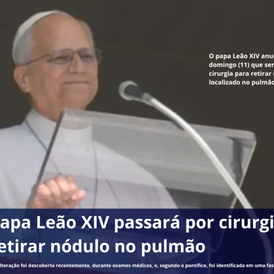 Papa Leão XIV passará por cirurgia para retirar nódulo no pulmão 