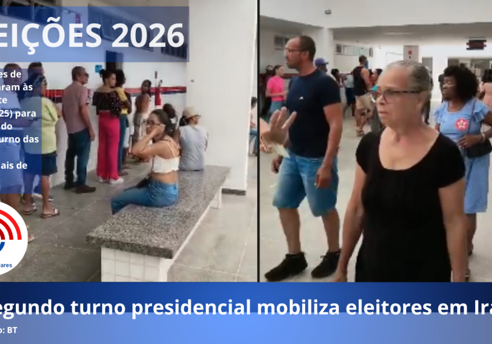 Segundo turno presidencial mobiliza eleitores em Irará 