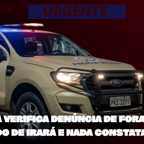 Polícia verifica denúncia de foragido em povoado de Irará e nada constata 