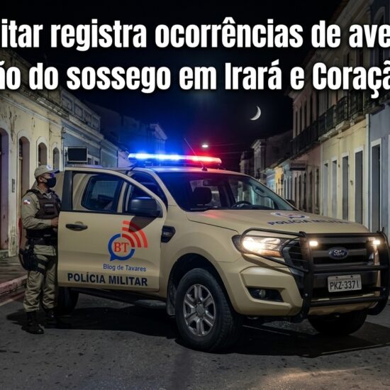 Polícia Militar registra ocorrências de averiguação e perturbação do sossego em Irará e Coração de Maria