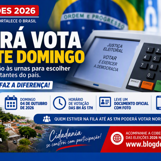 Irará se prepara para o dia de votação das Eleições 2026 neste domingo 